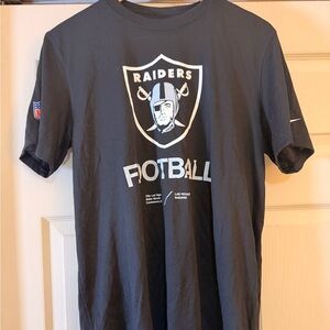 Black Nike Raiders Football T-Shirt